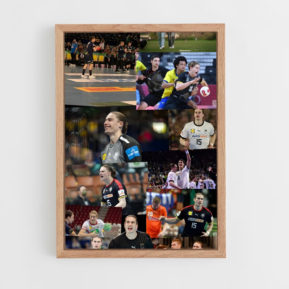 Poster L'Atmosphère du Stade – affiche Handball (vue 4)